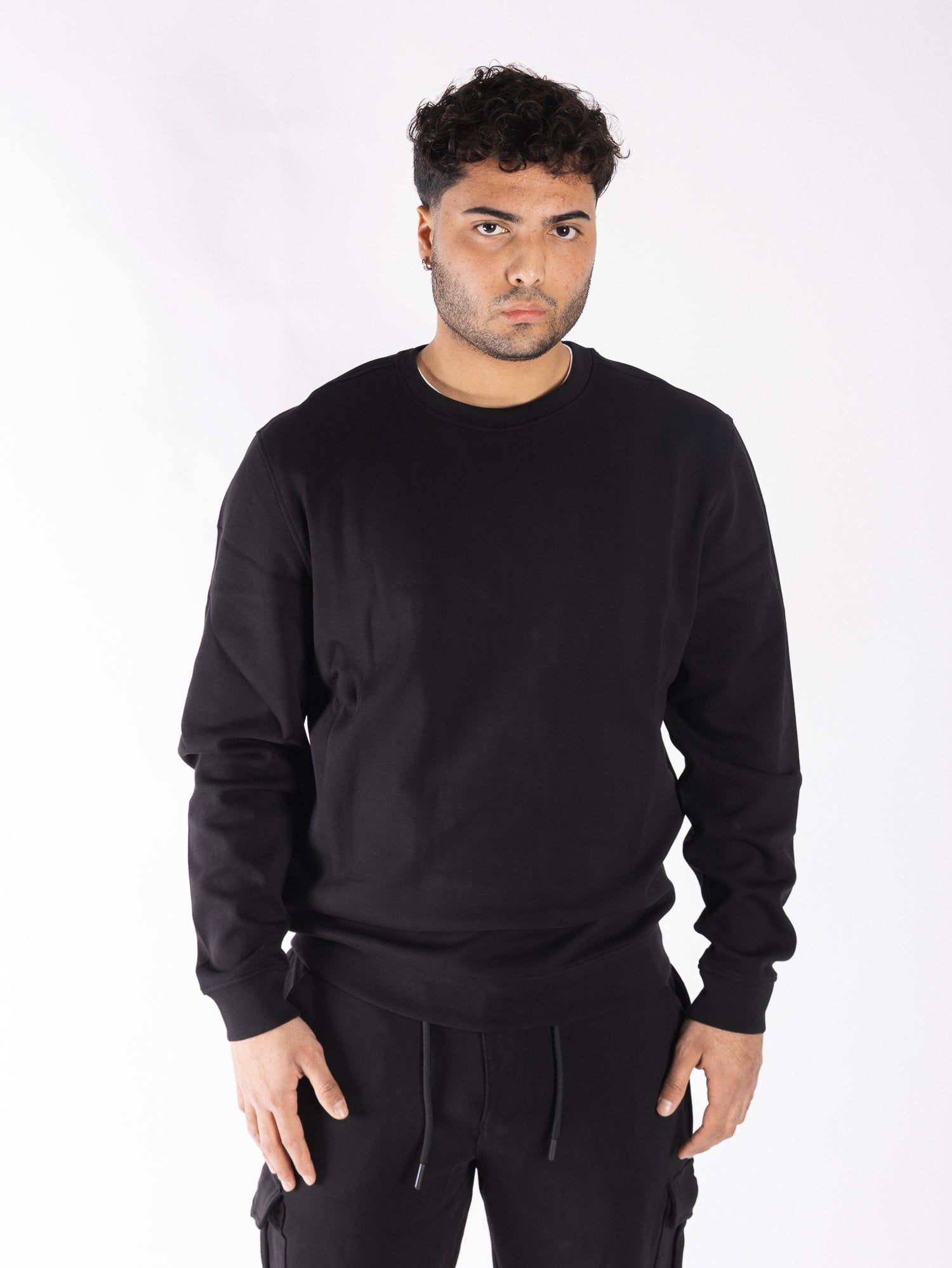 DATCH Felpa girocollo tramata DM9508