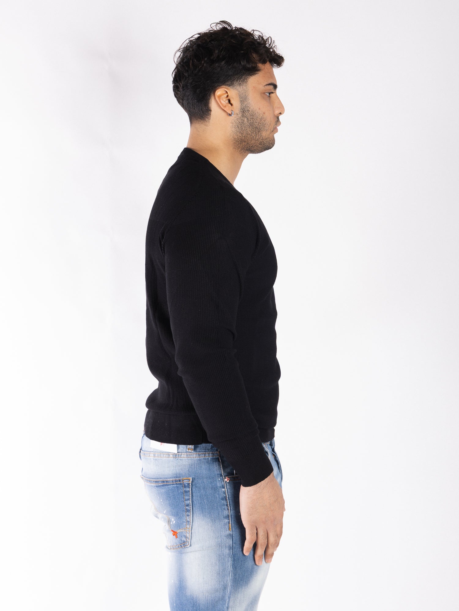 ZUELEMENTS Maglioncino tramato girocollo ZU1847