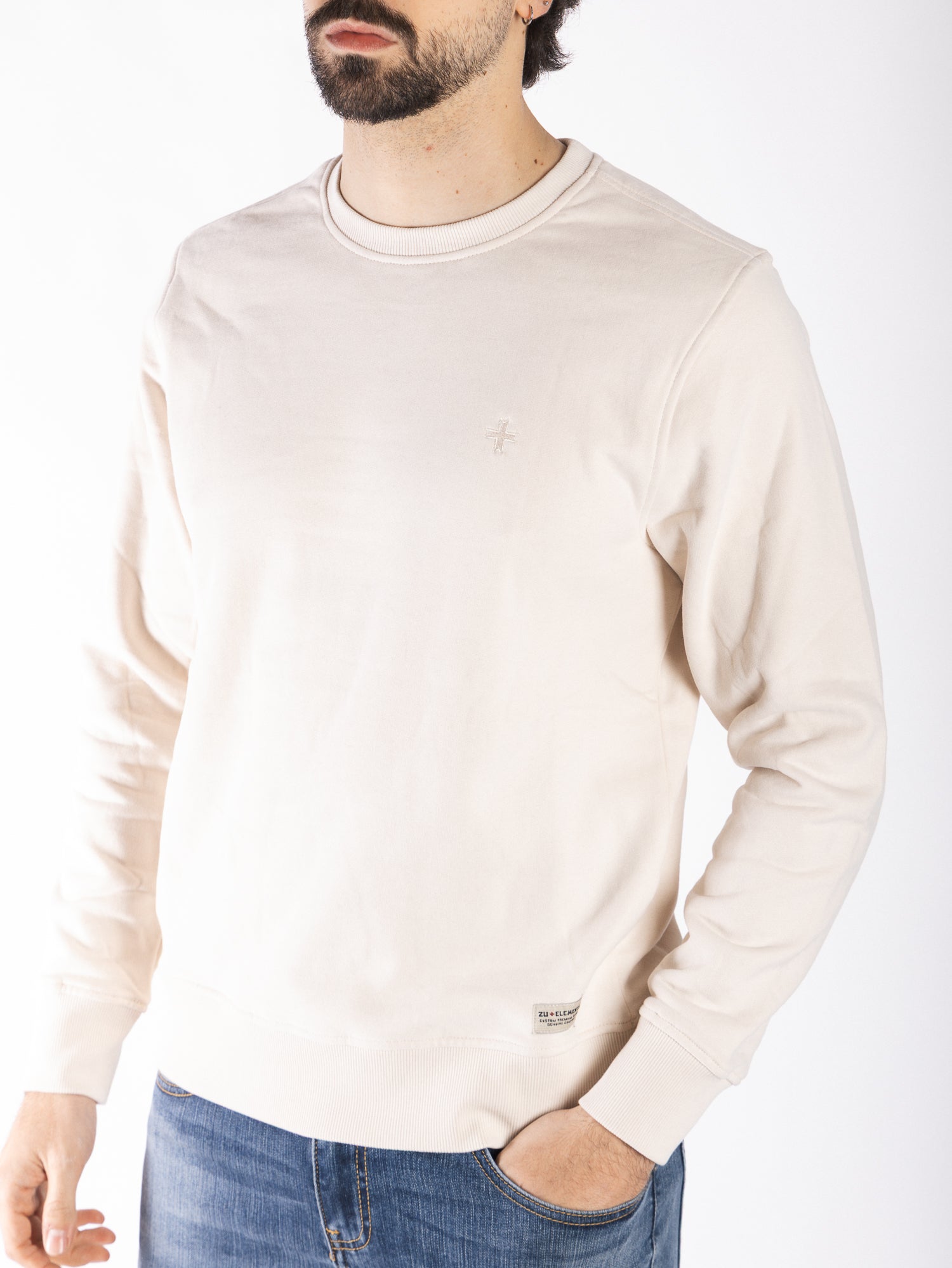 ZUELEMENTS Felpa girocollo ZU1302