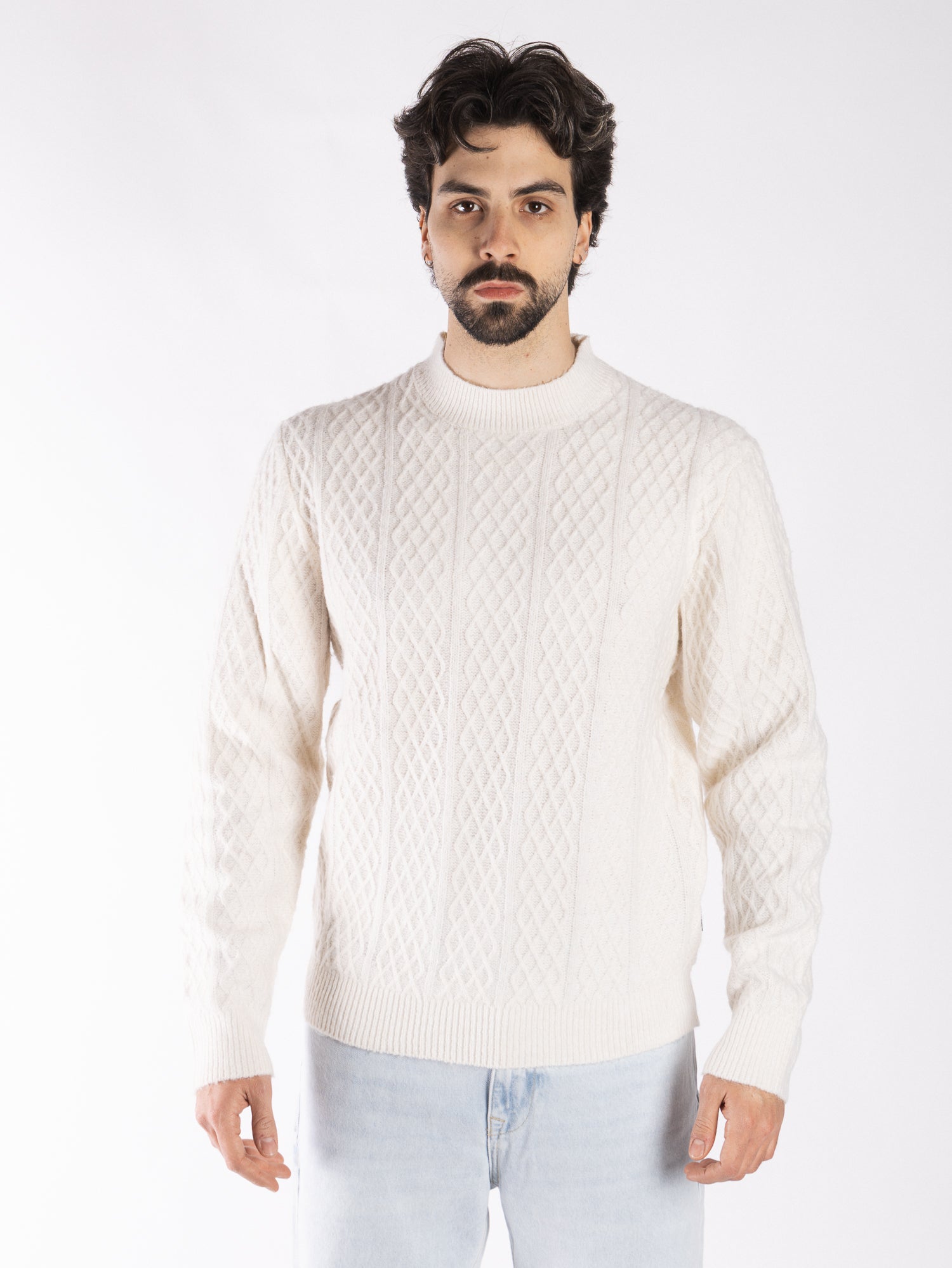 HAMAKI-HO Maglione tramato mezzocollo MI3187H