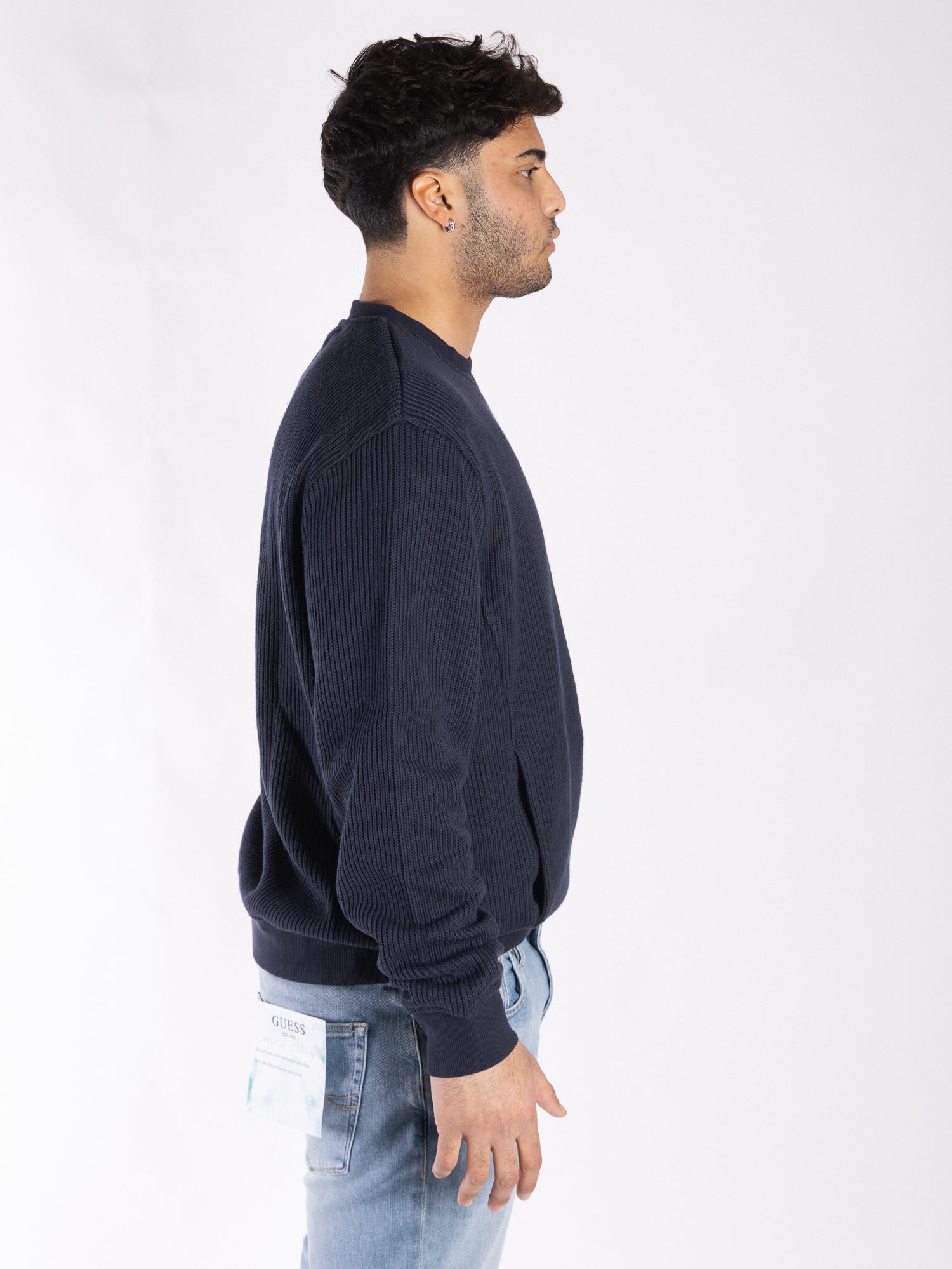 GUESS Maglione girocollo a coste M5BQ05