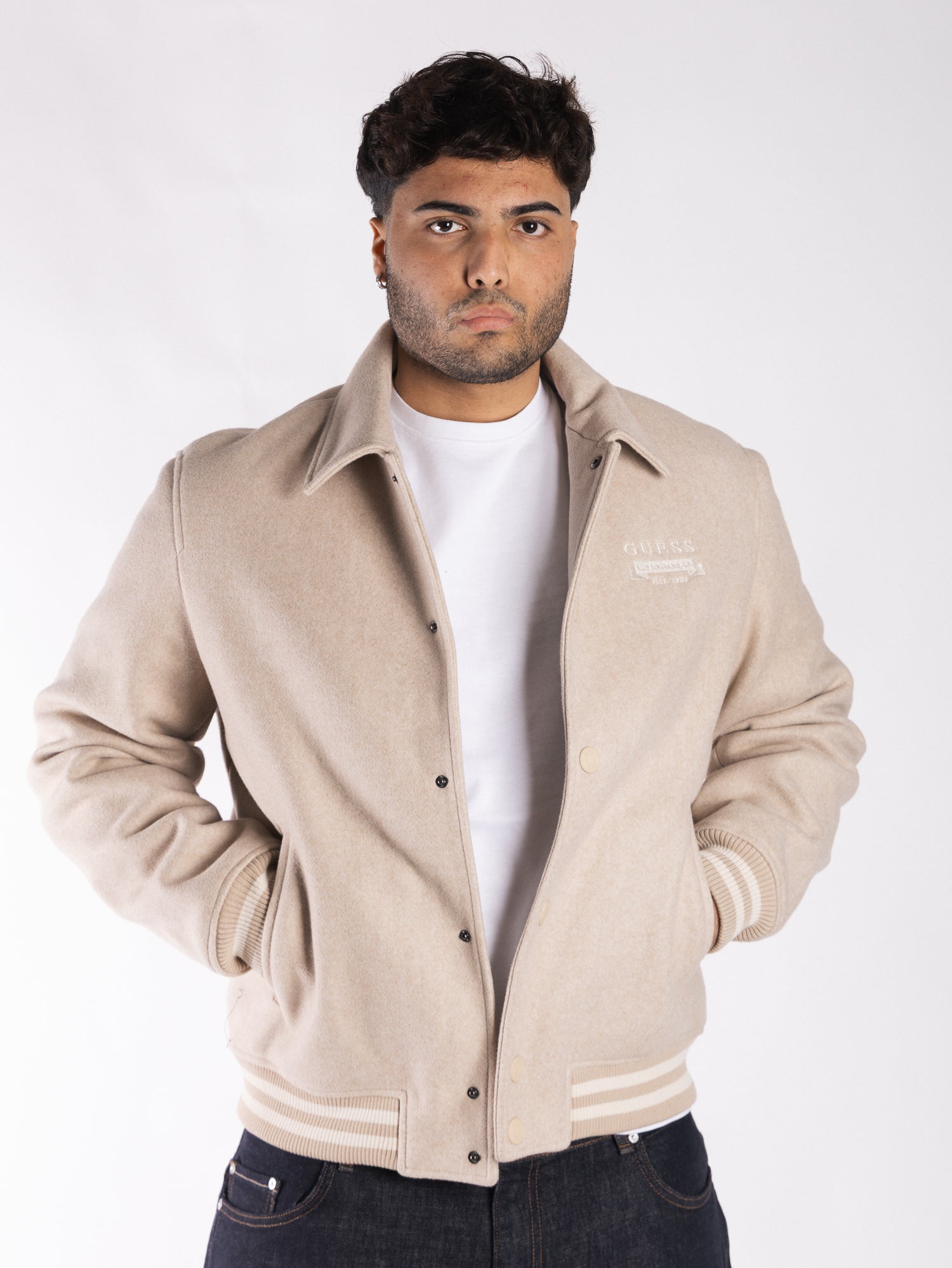 GUESS Giacca varsity M4BL29