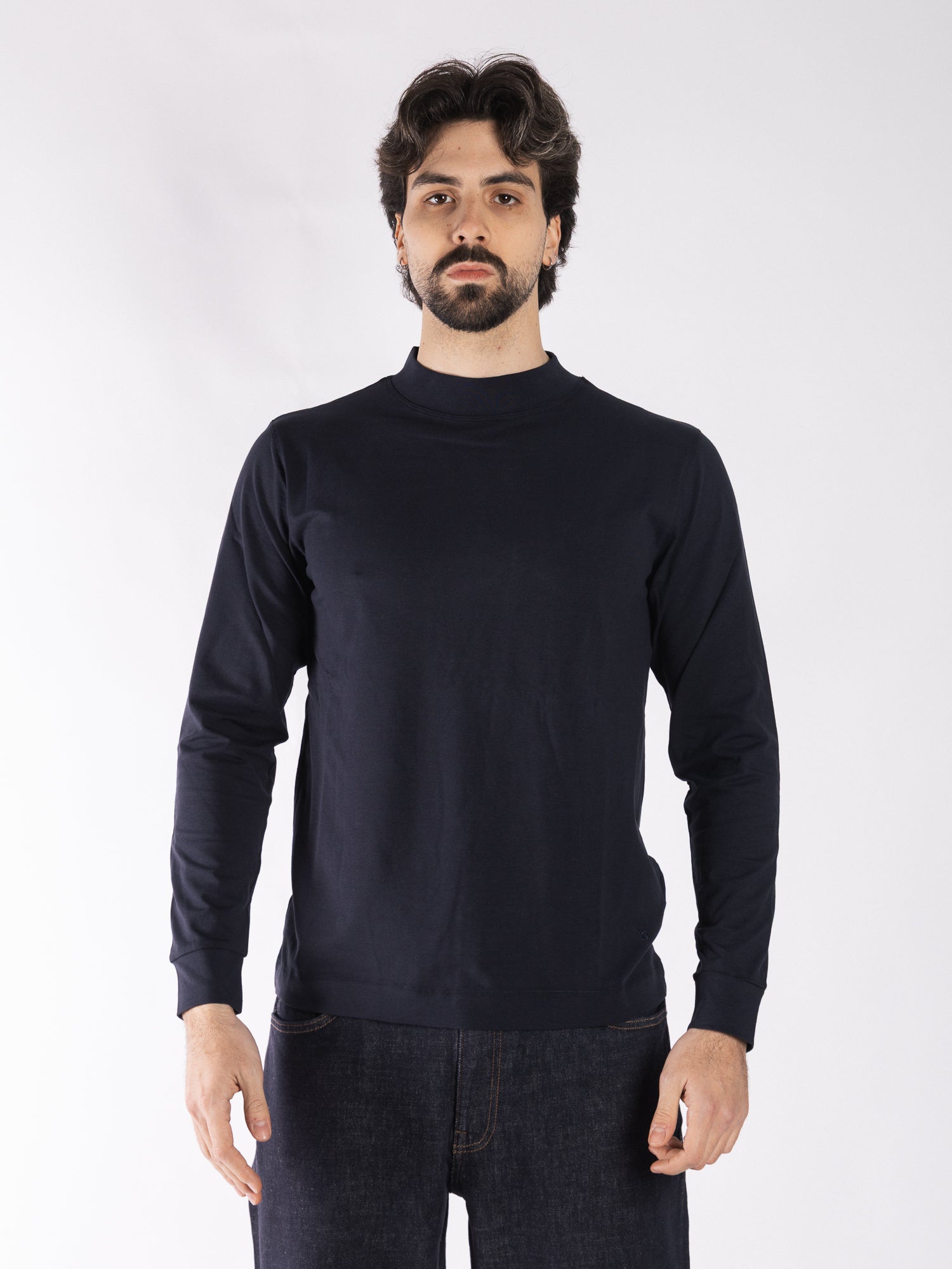 HAMAKI-HO T-shirt manica lunga mezzo collo TI283H