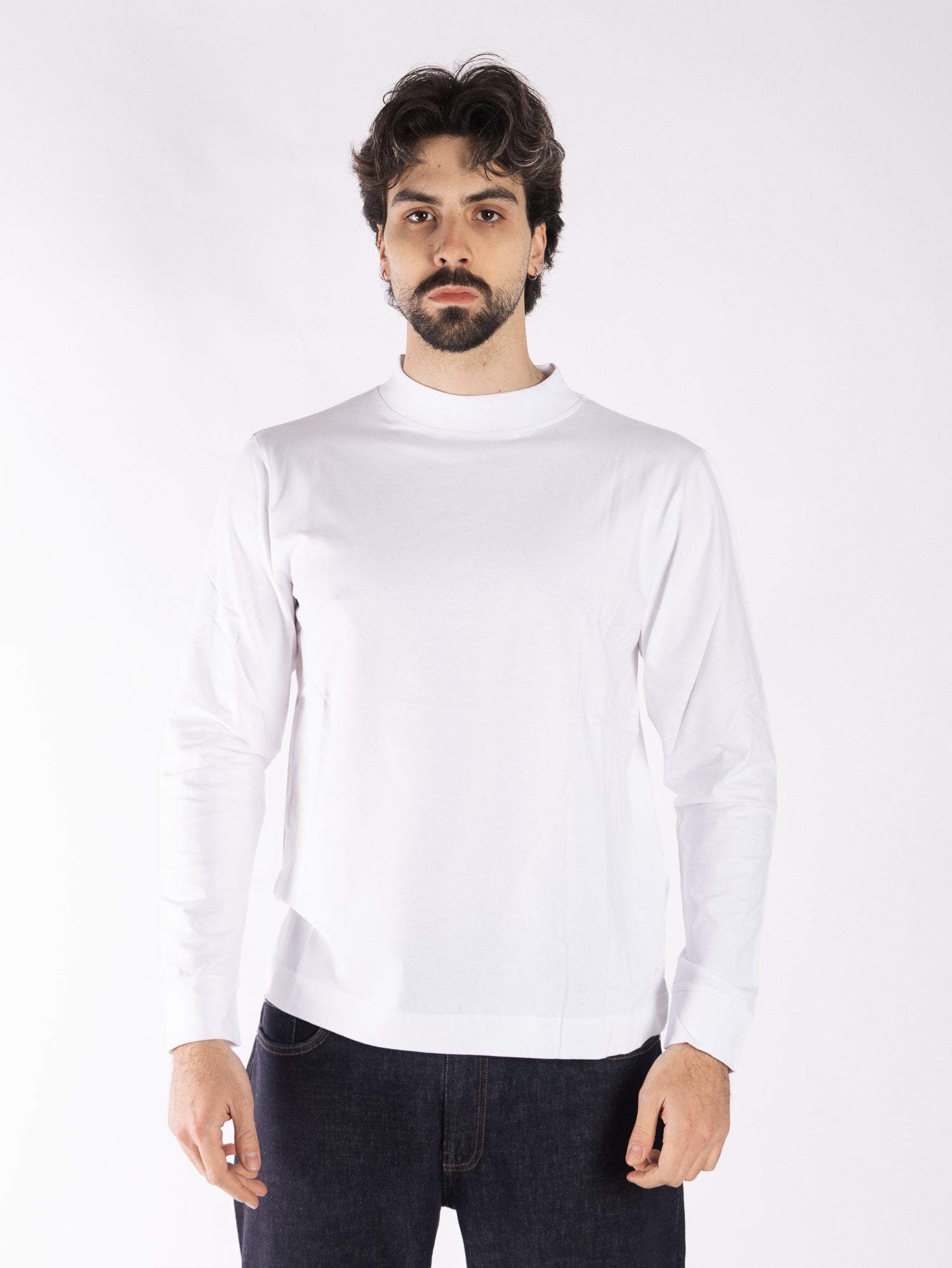 HAMAKI-HO T-shirt manica lunga mezzo collo TI283H