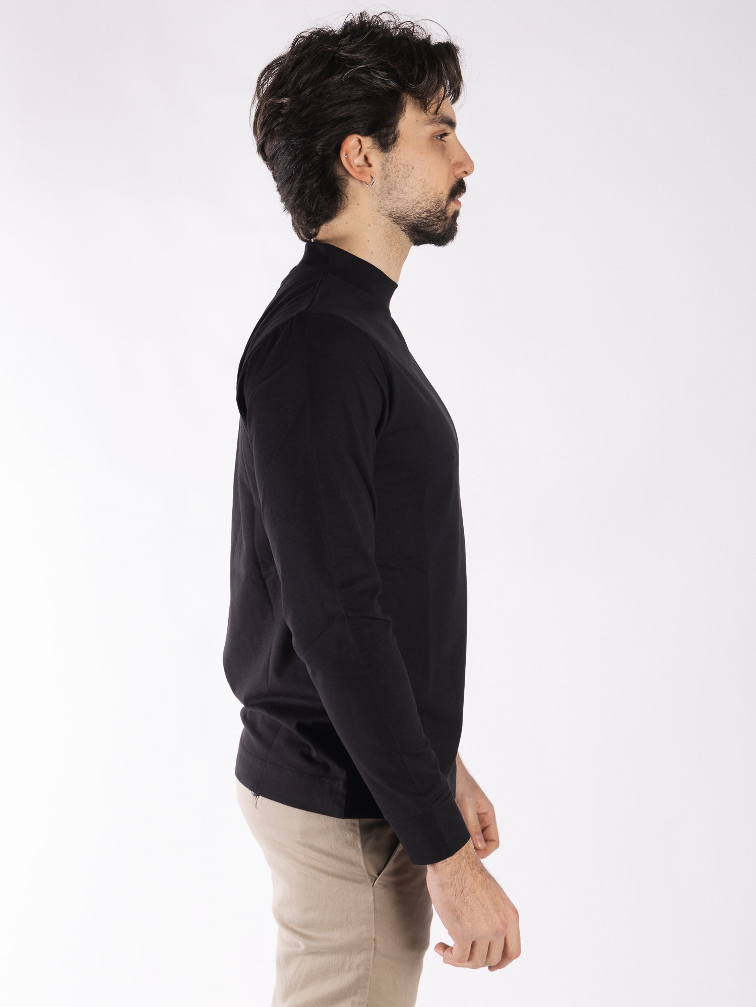 HAMAKI-HO T-shirt manica lunga mezzo collo TI283H