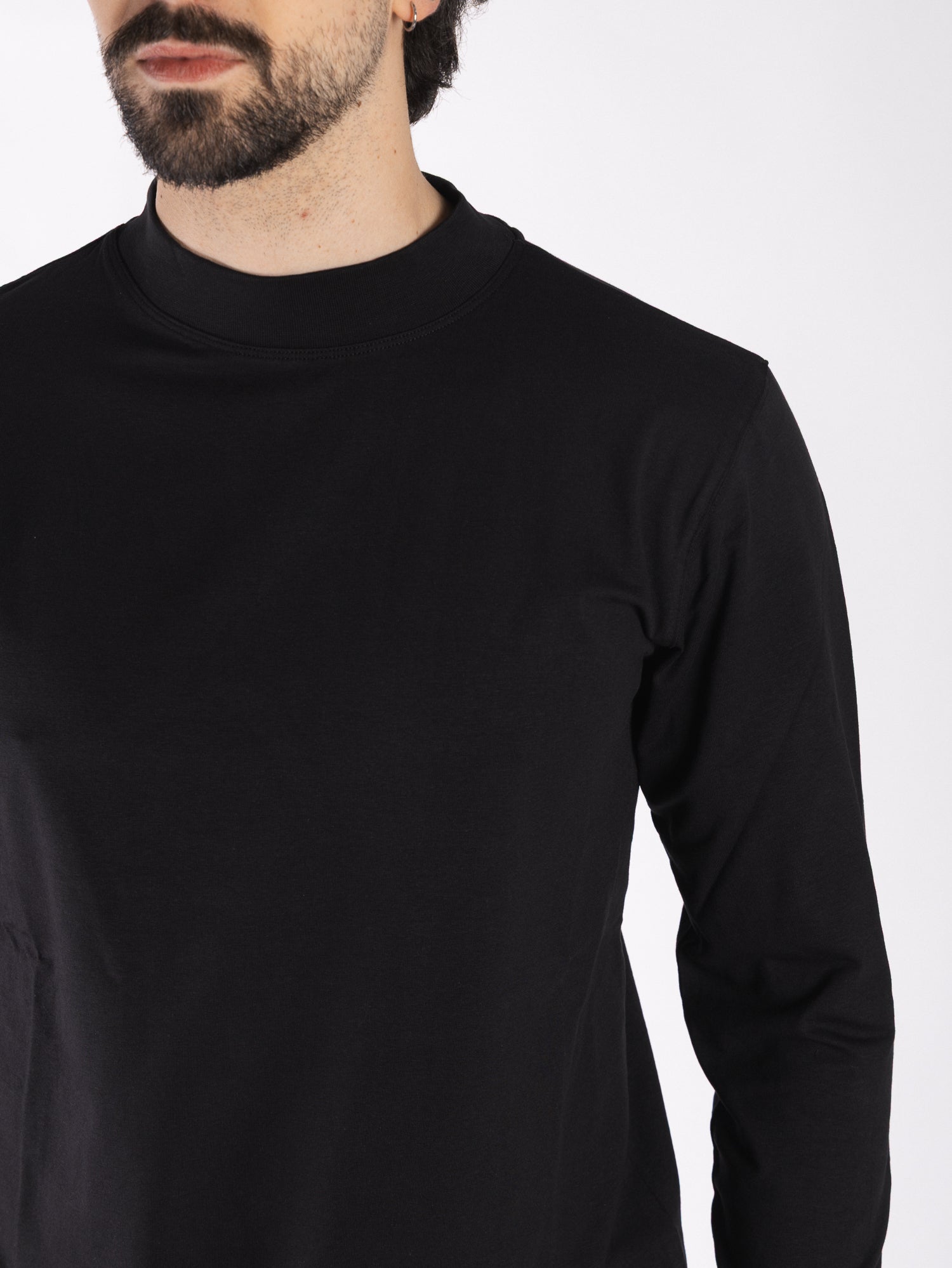 HAMAKI-HO T-shirt manica lunga mezzo collo TI283H