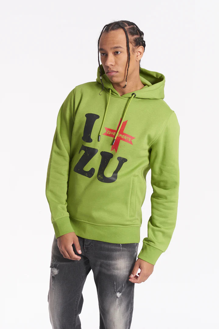 ZUELEMENTS Felpa con cappuccio ZU1319